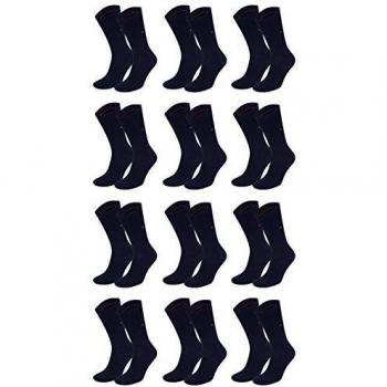 Tommy Hilfiger Pack de 12 calcetines para hombre azul marino 39-42