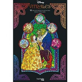 Arteterapia. Vitrales Disney. 12 dibujos antiestrés: Rasca y descubre