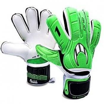 Ho Soccer One Flat UCG Guantes de Portero, Unisex Adulto, Verde / Blanco / Negro, 3.5