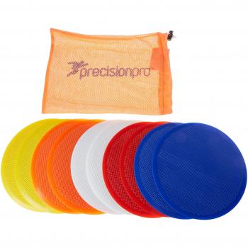 Precision Multi-Colored Round Marker Discs (Set of 10) - 21 cm