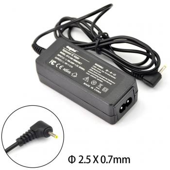 Sunydeal Cargador Adaptador Reemplazo para Ordenador Portátil Asus, 19V 2.1A, 2.5*0.7mm , para Asus Eee PC 1001 Serie , Asus Eee PC 1008 Serie, Asus Eee PC 1016 Serie, Asus Eee PC 1101 Serie, Asus Eee PC 1015 Serie, Asus Eee PC 1018 Serie, Asus Eee PC 12
