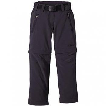 CMP Kids Zip-Off Hiking Pants - Anthracite/Black, Size 116