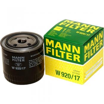 Original MANN-FILTER Filtro de Aceite W 920/17 – Para automóviles