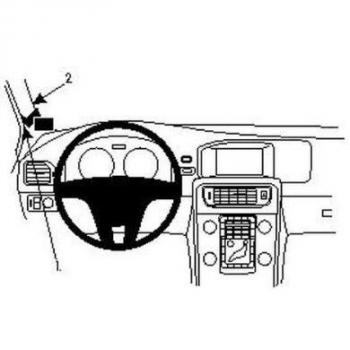 Soporte ProClip Izquierdo Alto para Volvo S60/V60 2011-2018