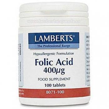 LAMBERTS ACIDO FOLICO 400 mcg. 100 cap.