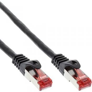 Cable de Red Crossover S/FTP Cat.6 Negro 10m RJ-45