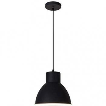 Lámpara colgante industrial Derek de metal antracita, E27, Ø27.5cm, altura ajustable