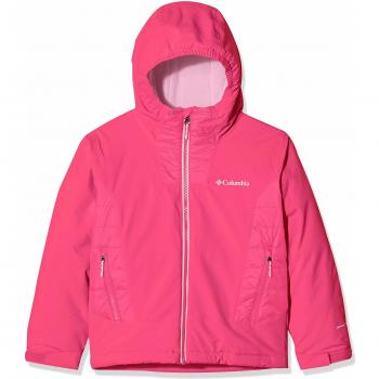 Columbia Wild Child Jacke Chaqueta de Hardshell, Niños, Pink Ice, Small