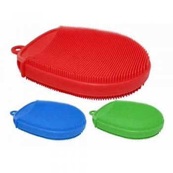 Guante Estropajo de Silicona Multicolor NERTHUS FIH 344
