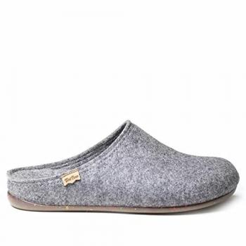 Zapatillas de Casa para Hombre Toni Pons NEO-FR en Fieltro Reciclado Color Gris