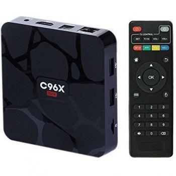 [2G +16G] Android 6.0 TV Box, FJOY C96X Amlogic S905X Quad-core Kodi 16.0 Wifi Cortex-A53 Mali-450 5-Core GPU Streaming Media Player Fully Loaded Unlocked 2017