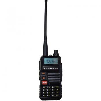 Walkie Talkie KOMBIX UV-5R VHF UHF con Linterna LED y Función de Emergencia