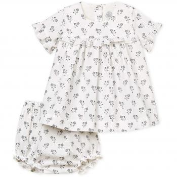 Petit Bateau Babe, Vestido Bebé-para Niñas,