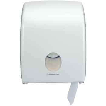 Aquarius, 6958, dispensador de papel higiénico en rollo, Single Mini Jumbo, blanco, 1 x 1 dispensador