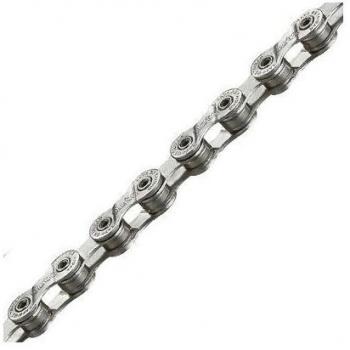 Cadena Taya E-Nove-91 9V 116 eslabones plata, Cadena de bicicleta eléctrica, 9 velocidades, 136 eslabones, color plata, compatible con Sigma+, unisex-adulto, talla única