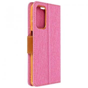 Funda Samsung A23 5G y M23 5G Tarjetero Tejido Soporte Rosa