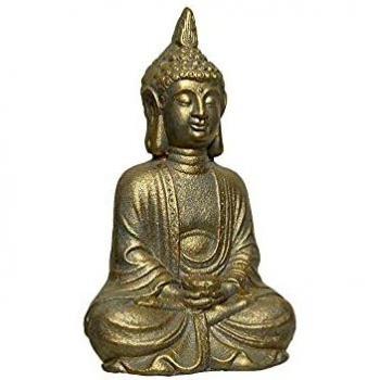 Kaemingk 83418 Figura Budha, 17x22.5x37 cm, Multicolor