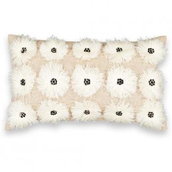 La redoute ampm flooch funda de cojin naturalblanco 50 x 30 cm
