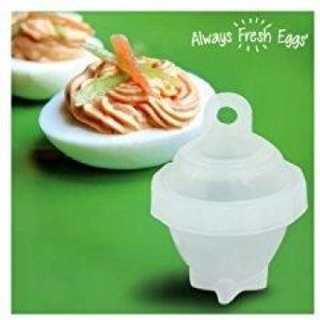 Always Fresh Kitchen Eggs Cuece Huevos, Blanco, 16 x 5,5 x 16 cm, 7 Unidades