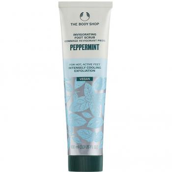 Exfoliante de pies revitalizante con piedra pómez de menta