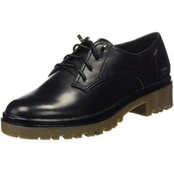 MTNG Collection, Zapatos de Cordones Oxford Para Mujer, Negro