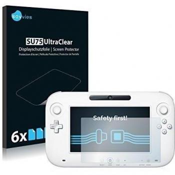 savvies Protector Pantalla Compatible con Nintendo Wii U Gamepad