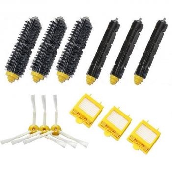 LOVE(TM)3-Armed Filter Kit Cepillo lateral Cepillo de cerdas Hepa para Robot serie 700 750 760 770 780 790 piezas del aspirador