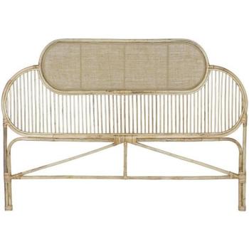 Cabecero de Cama de Ratán Marrón Natural 180 x 4 x 128 cm