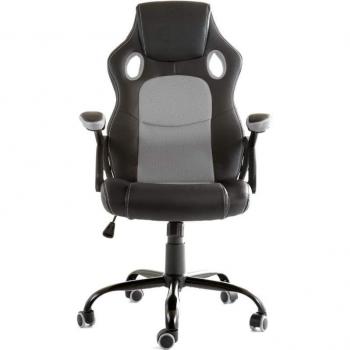 Silla Gaming X-One Juvenil Gris/Negra con Diseño Ergonómico y Ajuste de Altura