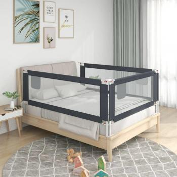 Cama infantil de seguridad Day and Night, tejido gris oscuro, dimensiones 150x25 cm