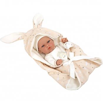 Muñeca Arias Elegance 30 cm Natal Beig con Nana