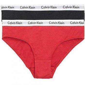 Calvin Klein 2pk Bikini Braguita, Rojo