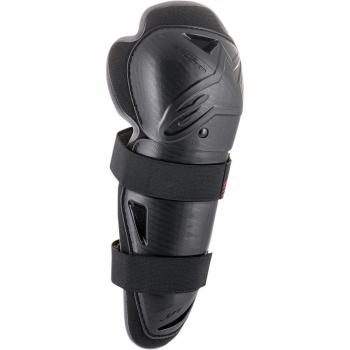 Alpinestars Bionic Action Rodilleras/Espinilleras Junior Negro-Rojo (un tamaño)