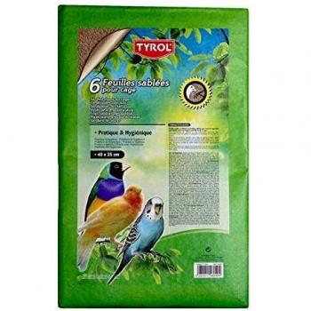 Conjunto de 6 Hojas de Arena Tyrol Tamaño Mediano