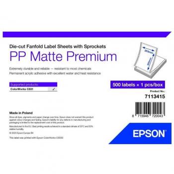 Epson 7113415 etiqueta de impresora Blanco