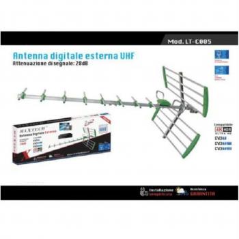 Antena TV Digital Terrestre Externa UHF 28dB DVB-T Maxtech LT-C005