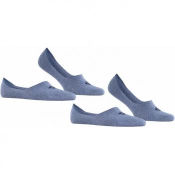 Calcetines invisibles lisos para hombre (paquete de 2)
