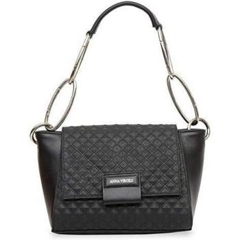 Anna Virgili bolso mujer cadena cabiria mini printed soft leather hand bag negro Talla única