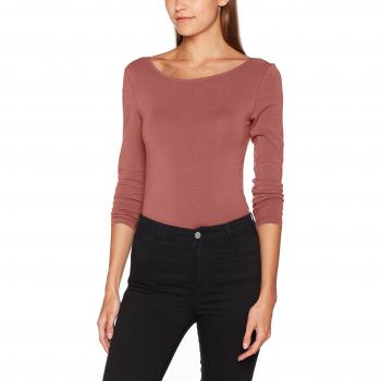 Only Onllive Love 7/8 Lace Up Top, Camisa Manga Larga para Mujer, Rosa