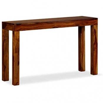 vidaXL Mesa Consola de Madera Maciza de Sheesham Dimension 120x35x75 cm Marrón