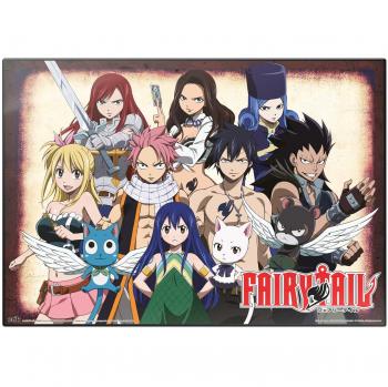 Vade escolar Fairy Tail con superficie plastificada de tamaño 34.5 x 49.5 cm