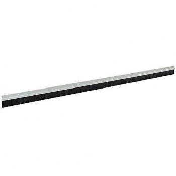 Burlete para puertas de garaje Fixman con cerdas de 25 mm, 2 piezas de 1.067 mm, blanco