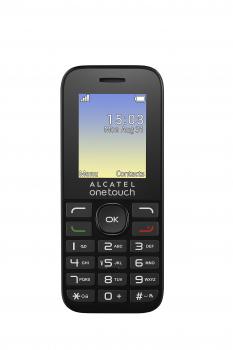 Alcatel OneTouch 1016D - Teléfono Móvil Libre Dual SIM, 1.8, 4MB RAM, Color Negro