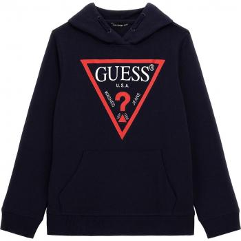 Sudadera con capucha infantil Guess Regular Fit Azul Oscuro
