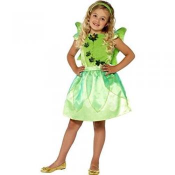 Smiffy's - Disfraz infantil de hada del bosque, color verde