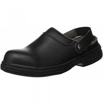 Zueco de Seguridad Steelite SB AE WRU Portwest Negro Talla 45