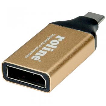 Adaptador USB-C a DisplayPort 4K 60Hz ROLINE GOLD