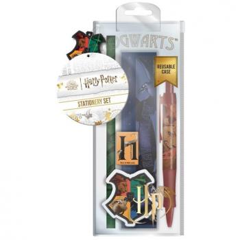 Set de Papelería Casas Hogwarts Harry Potter