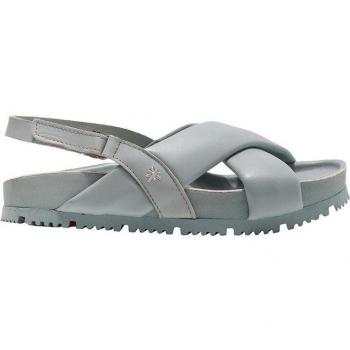 Sandalias Art Serena 1618 de Piel para Mujer con Autocierre en Color Burdeos y Celeste