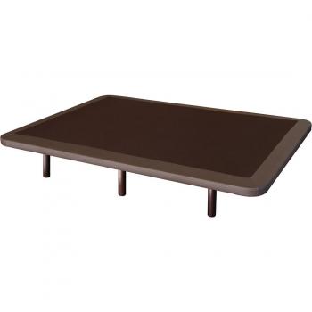 Base tapizada polipiel Sima BT Pardo